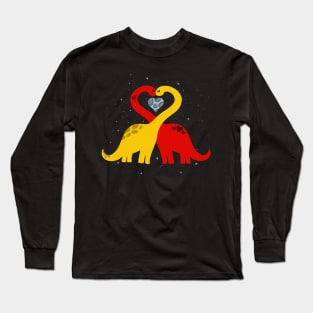 Dinosaur Love Long Sleeve T-Shirt